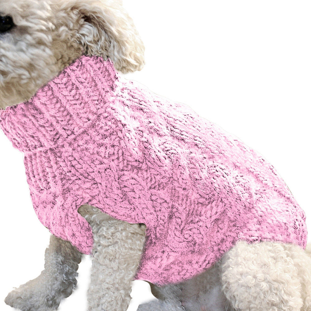 Pet dog knitted sweater