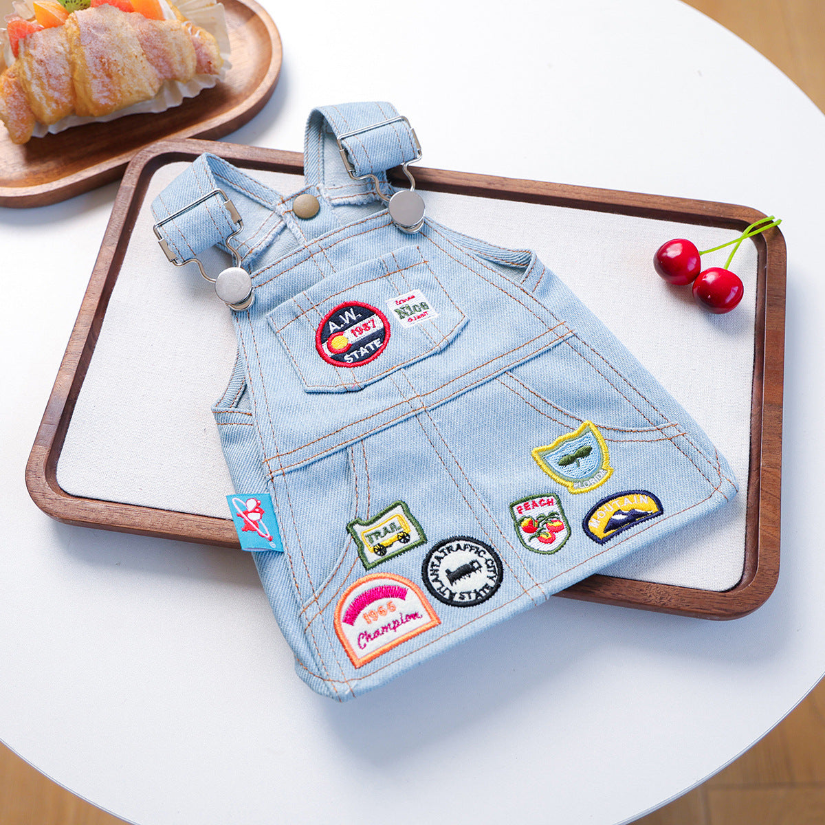 Cute Denim Pet Skirt