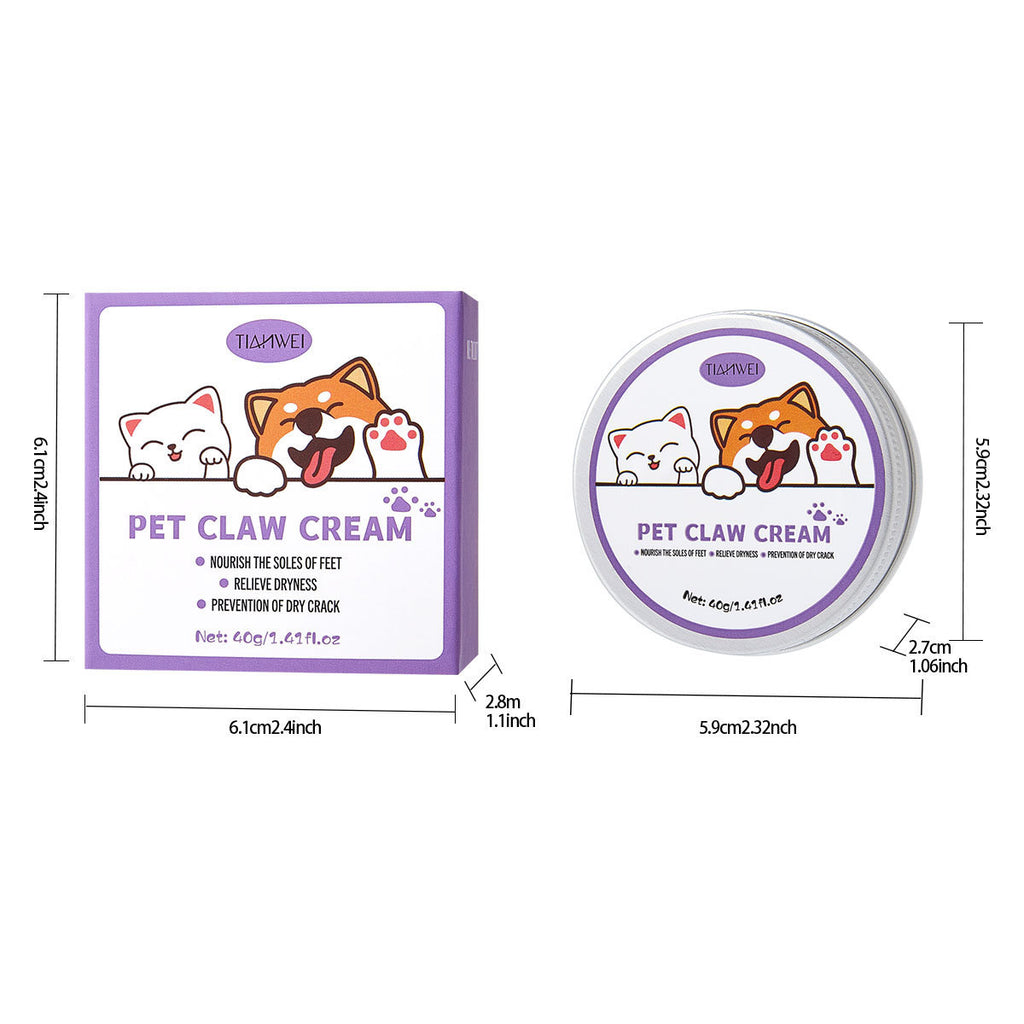 Cat and Dog Paw Cream, Anti-Dry and Cracked Paw Pads