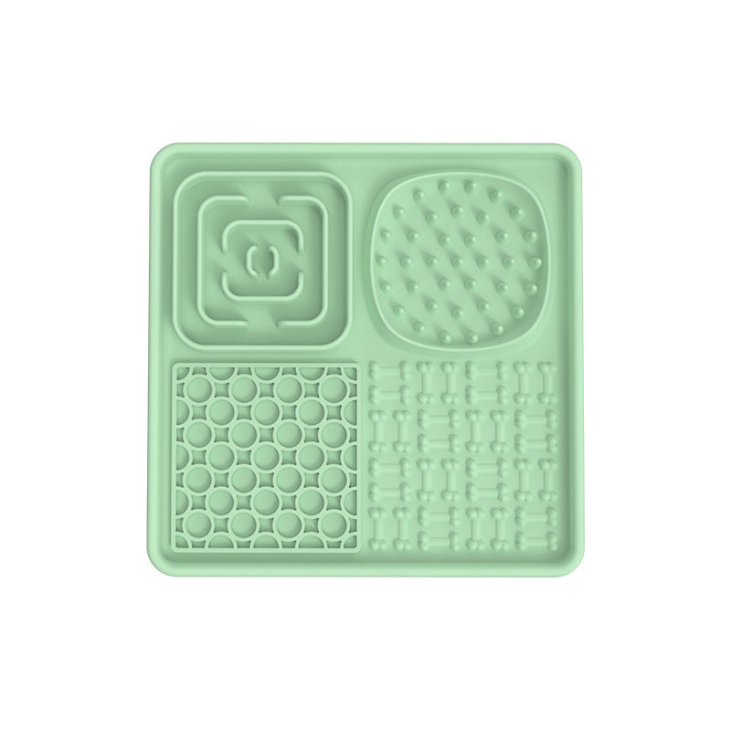 Silicone Pet Licking Mat Slow Feeder with Suction Cups