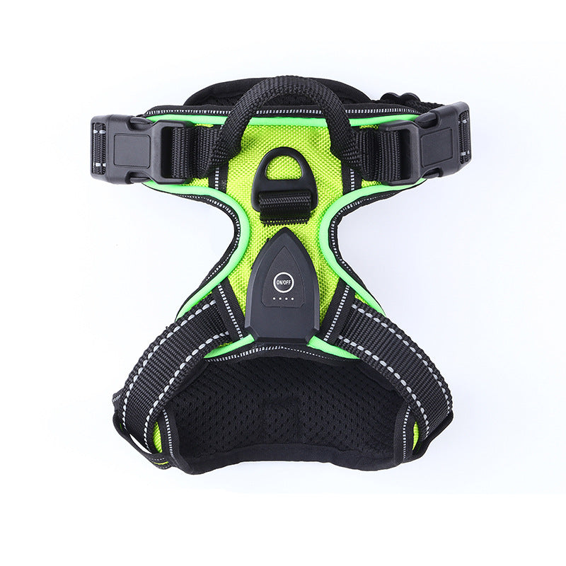 LED Luminous Pet Chest Strap Night
