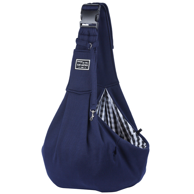 Single shoulder out portable pet bag