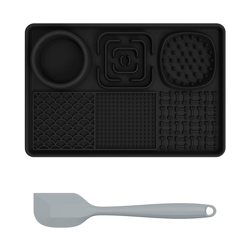 Silicone Pet Licking Mat Slow Feeder with Suction Cups