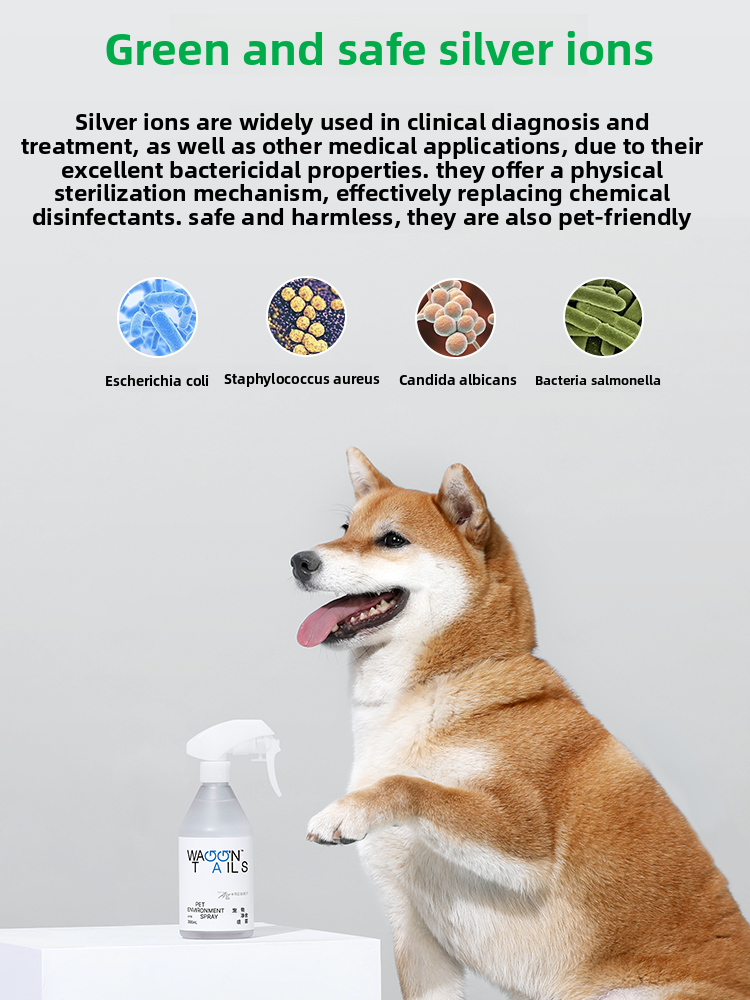 Pet Deodorizing Spray with Silver Ion Technology