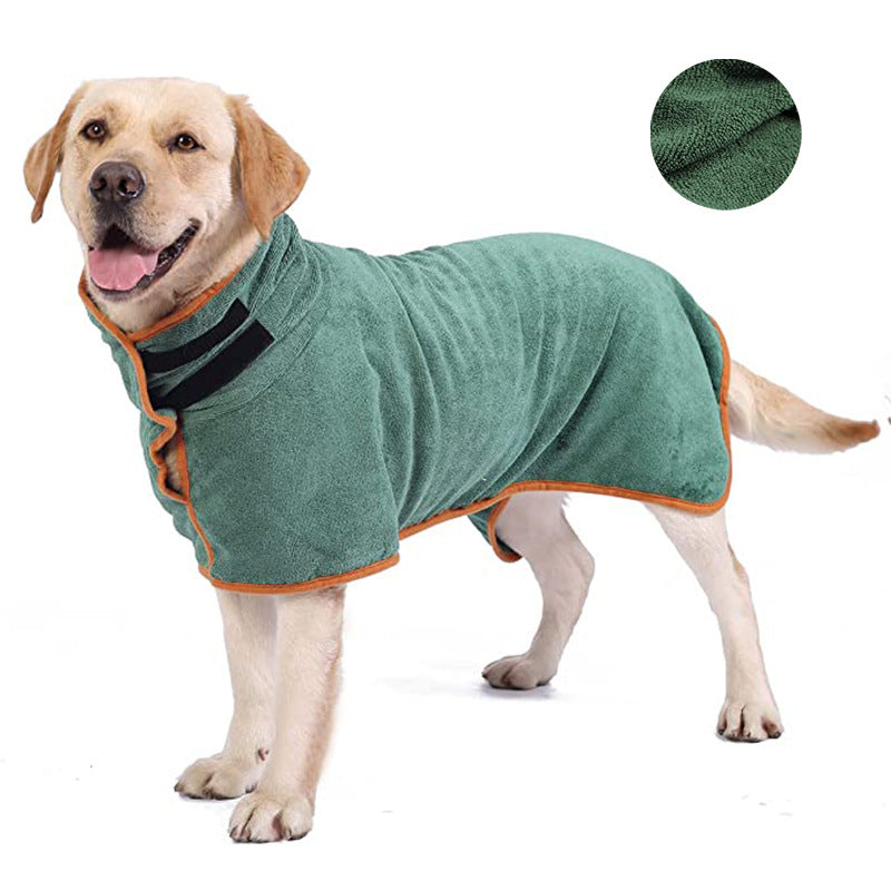 Pet bathrobe