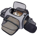 Foldable Four-Door Expandable Pet Carrier Bag