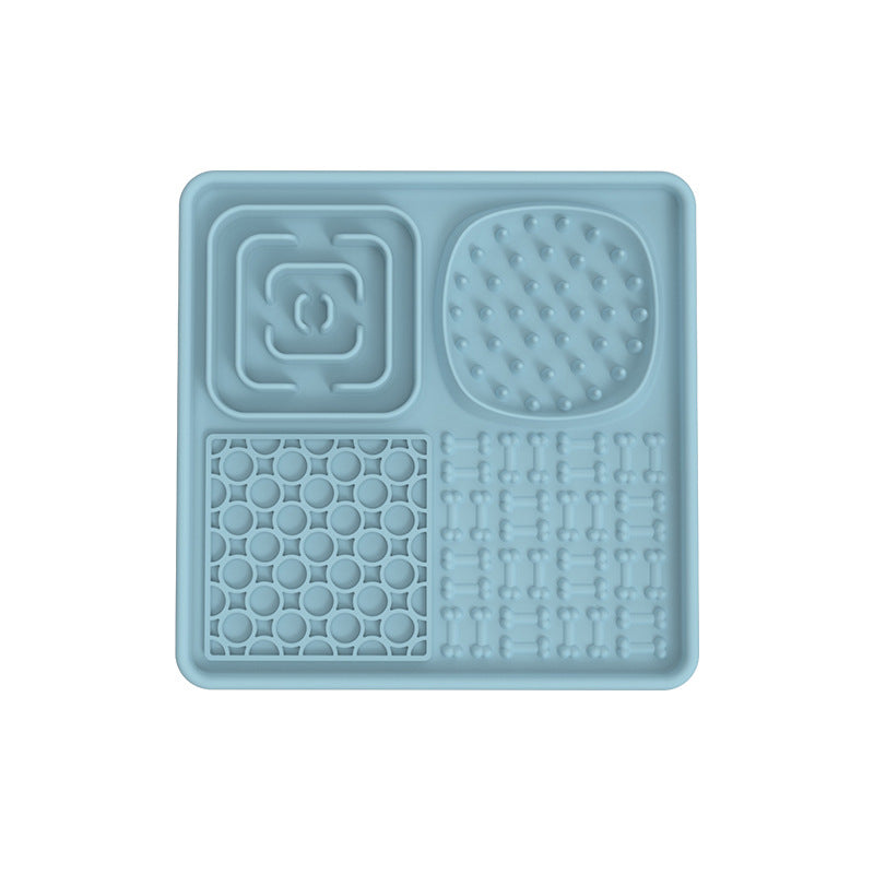 Silicone Pet Licking Mat Slow Feeder with Suction Cups