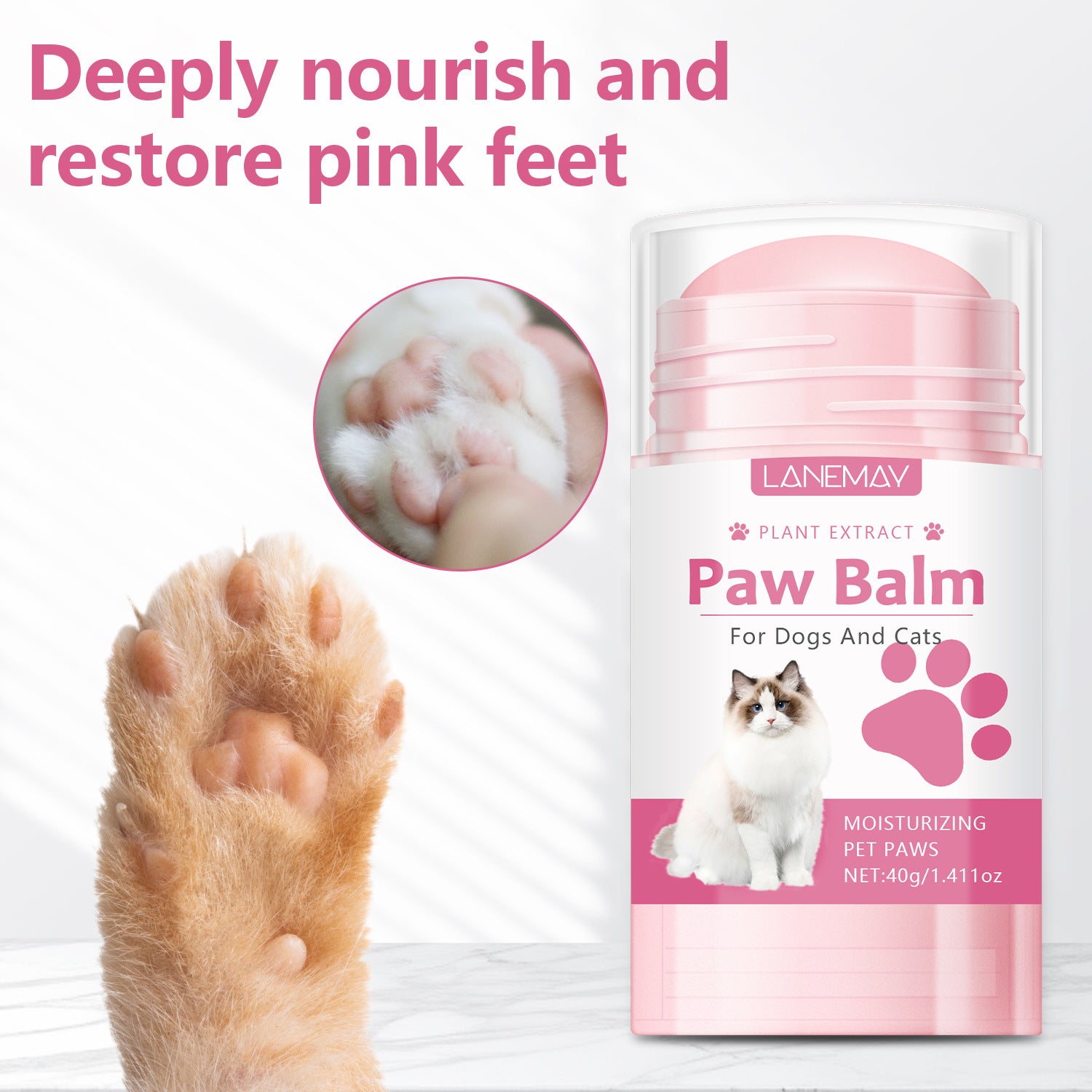 Pet Paw Protection and Moisturizing Stick