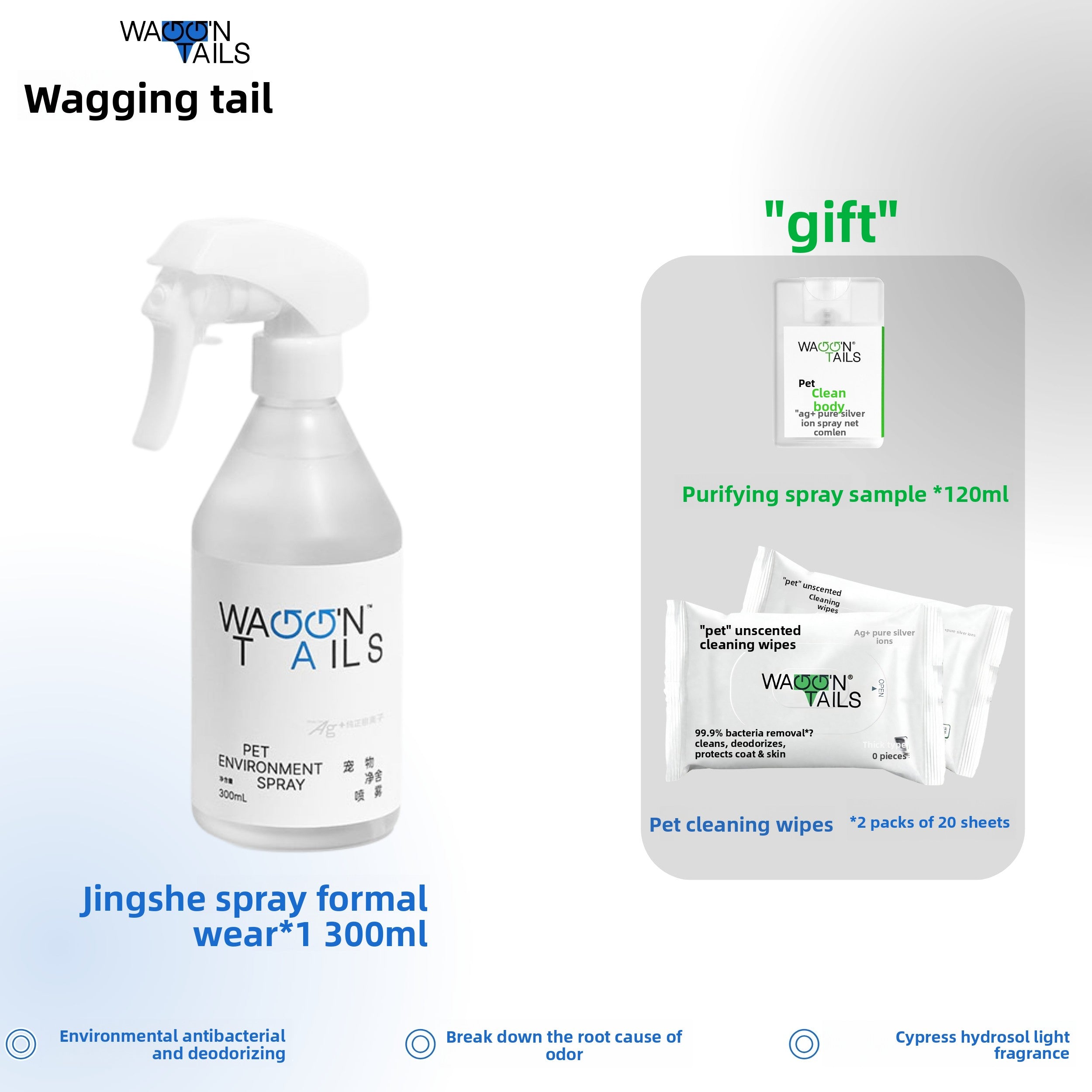 Pet Deodorizing Spray with Silver Ion Technology