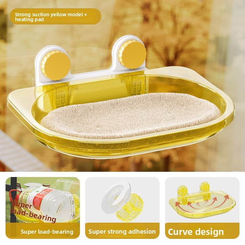 Cat Window Hanging Bed with Suction Cups