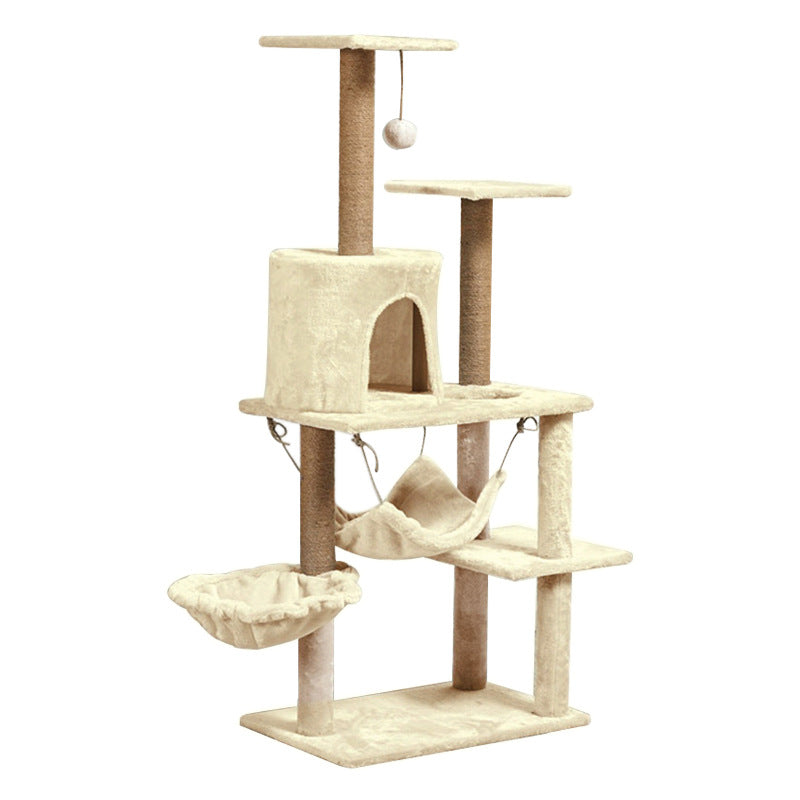 Cat Climbing Tree with Hammock