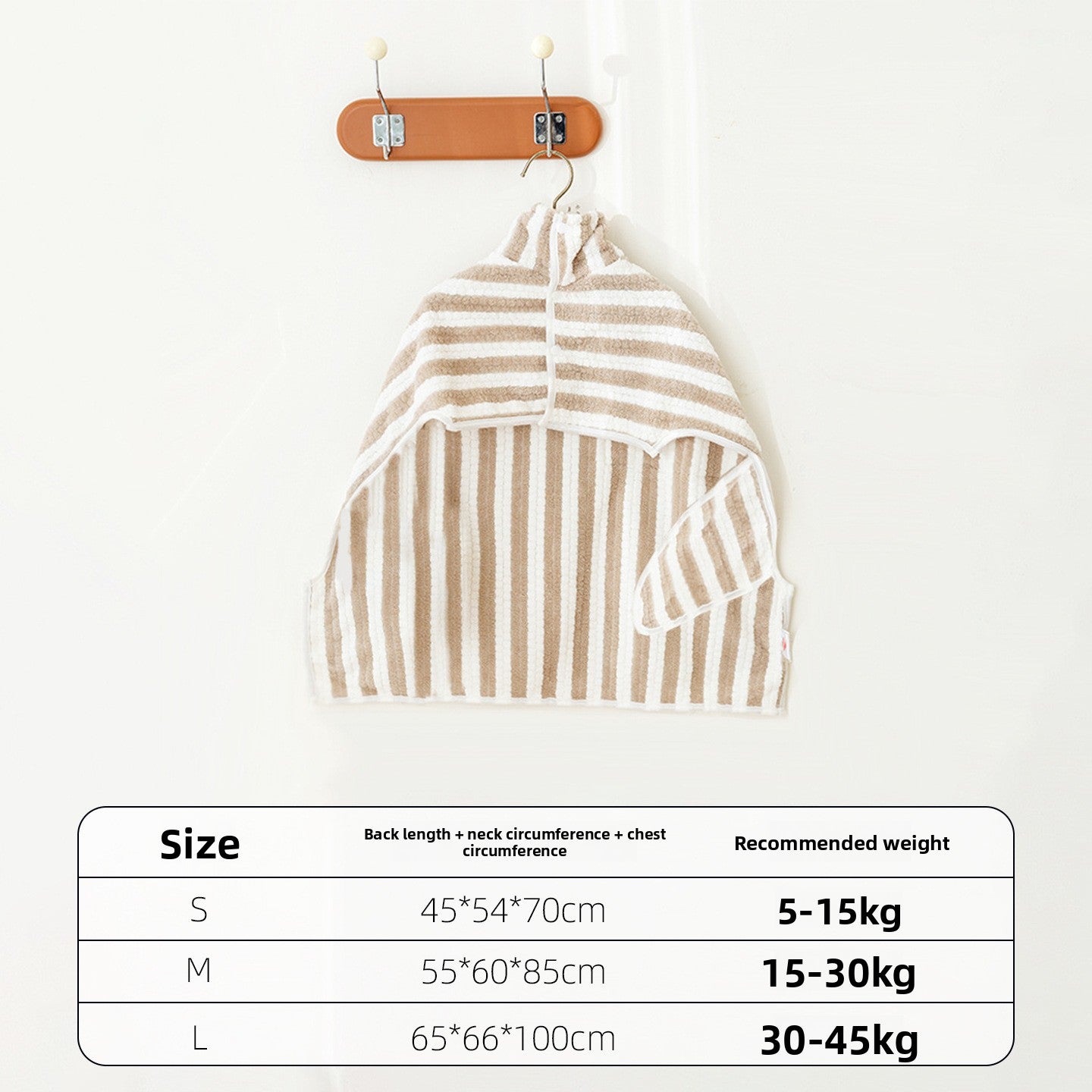 Disposable Absorbent Pet Bathrobe for Dogs and Cats